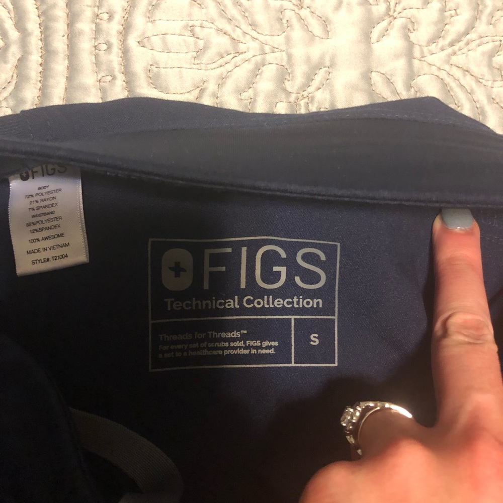 Figs Scrub Pants-Navy
